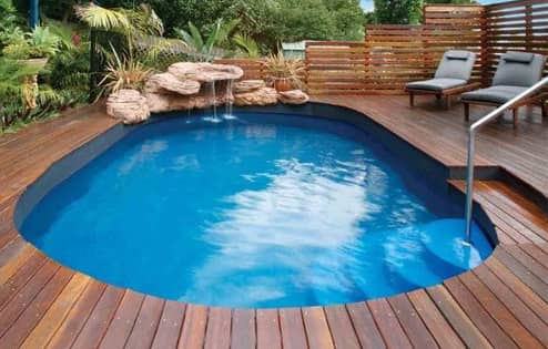 swimming pool decking