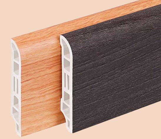two color pvc skirting board