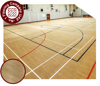 Highly durable sports flooring by Dubai Flooring expert