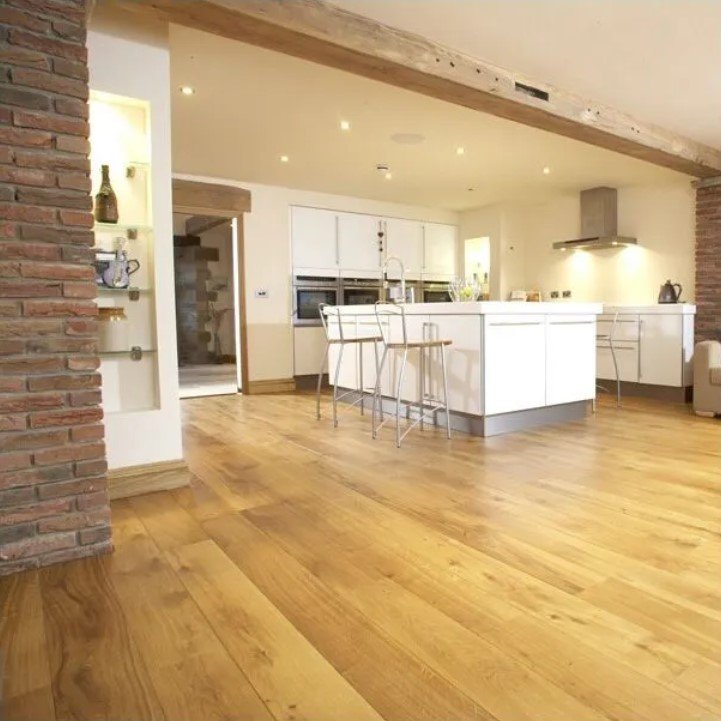 Brushed Character Grade Solid Oak Flooring