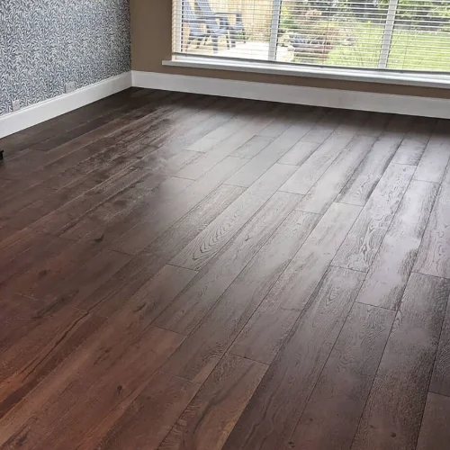 Dargan Engineered Oak floor install in room