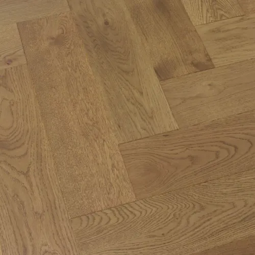 Smoked Engineered Oak Flooring Sample