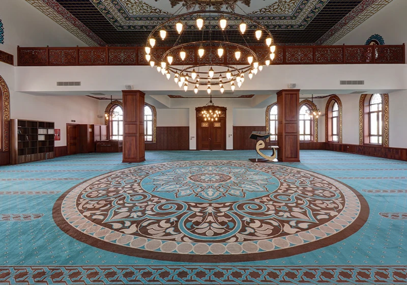 Beautiful designed mosque capet roll Dubai