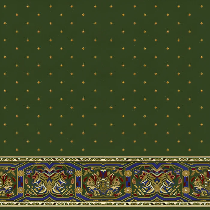 Diamond Green Mosque Carpet