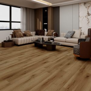 Akron Teak Plank SPC Flooring