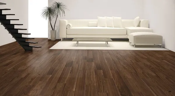 Walnut wood flooring