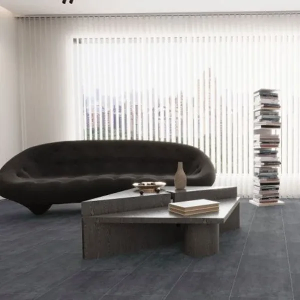 Anthracite Grey SPC Tile Flooring