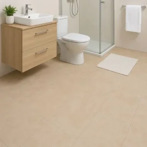 Beige Sandstone SPC Tile Flooring