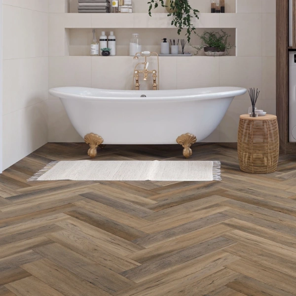 Deluxe Golden SPC Herringbone Flooring