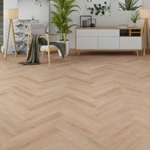 Deluxe Suede SPC Herringbone Flooring