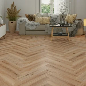 Dusky SPC Herringbone Flooring