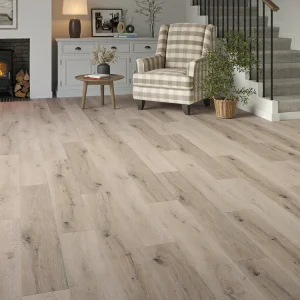 Whitewashed Grey Oak SPC Wood Flooring
