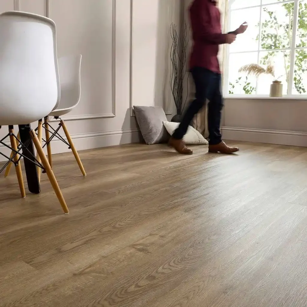 Aqua Plank Saddle Oak Click Vinyl Flooring