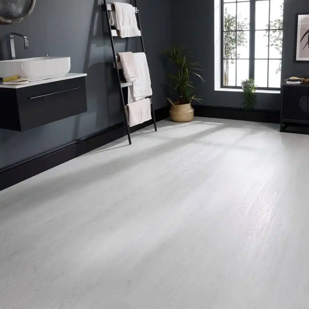 Aqua Plank White Antique Oak Click Vinyl