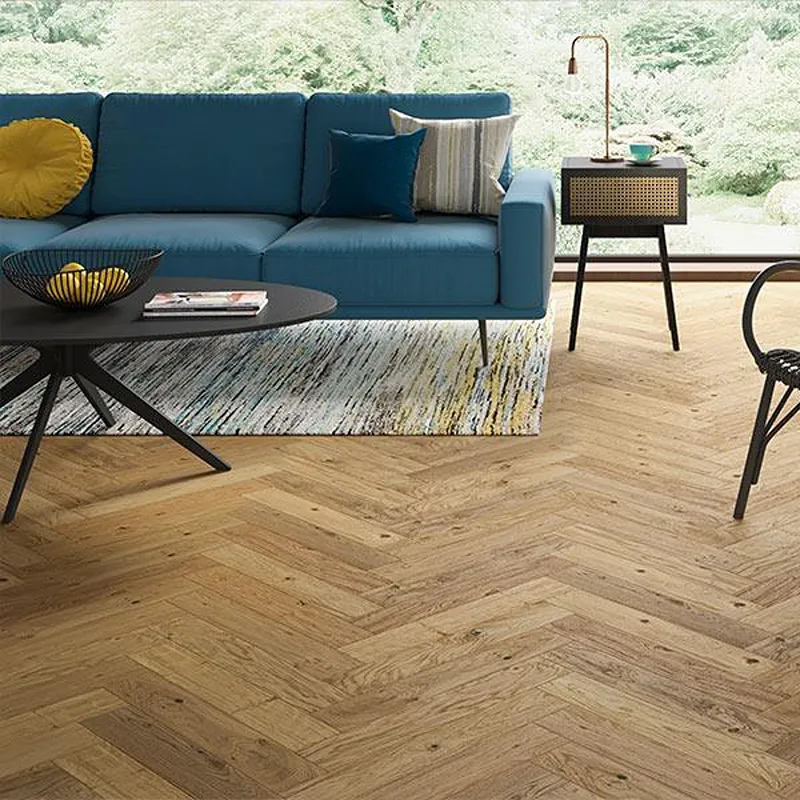 Galleria Natural Rustic Oak Parquet Flooring