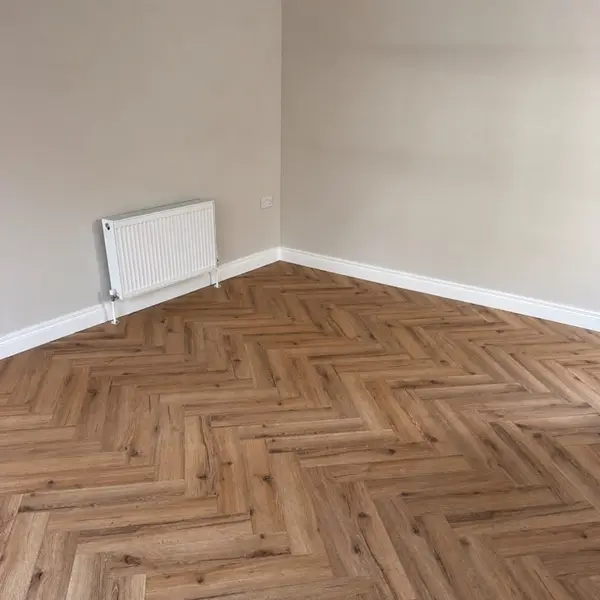 Herringbone SPC Flooring Install in Palm Jumeirah