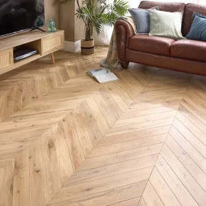 Lusso Palermo Phantom Oak Chevron Flooring