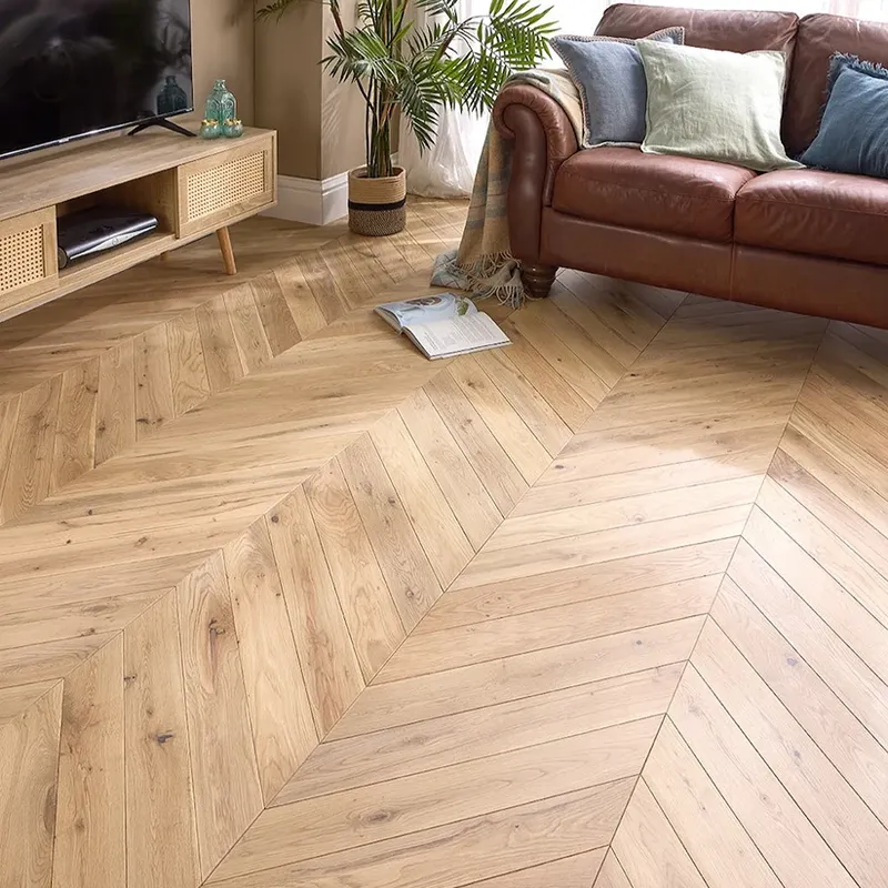 Lusso Palermo Phantom Oak Chevron Flooring