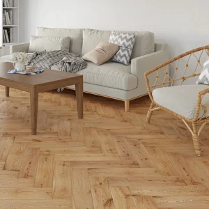 Painswick Swift Oak Herringbone Flooring