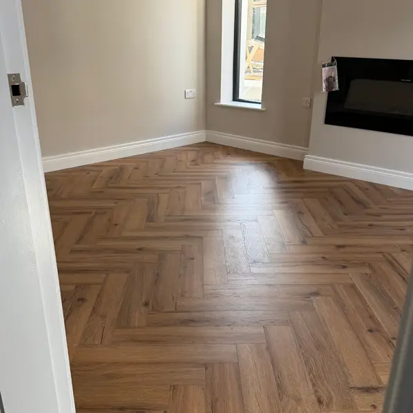 SPC Flooring Install in Room