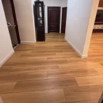SPC flooring installation in Emirates Hills villa