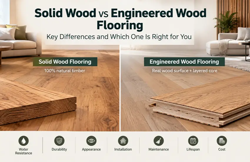 Hardwood vs Engineered Wood Flooring