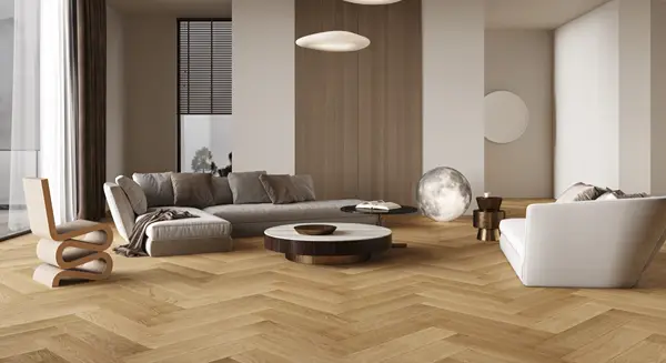 Herringbone Hardwood Flooring