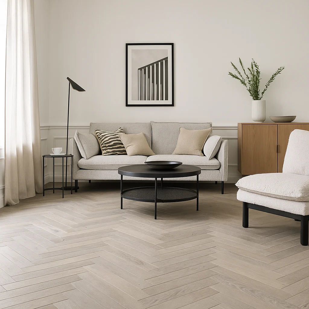 Islay Herringbone Hardwood Flooring 14mm