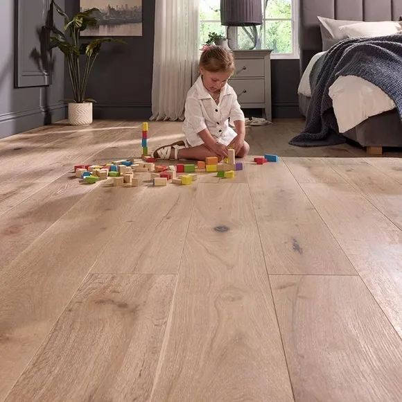 Limed White Oak Engineered Wood Flooring 18mm