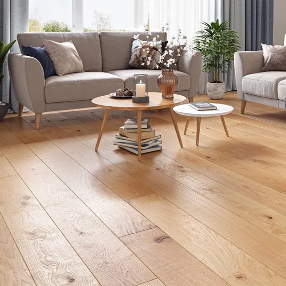 Natural Rustic Engineered Oak Flooring