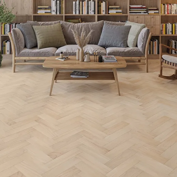 Painswick Biscuit Herringbone Engineered Oak Flooring